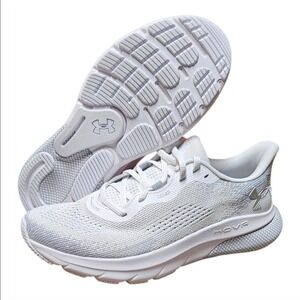 Under Armour HOVR Turbulence 2‎ White Shoes Sneakers Women's 9 3026525-101 New